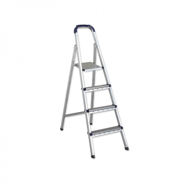 ZLN1152-1 ZLN-1152 Klappbare Metallleiter 4 Stufen – Bild 1