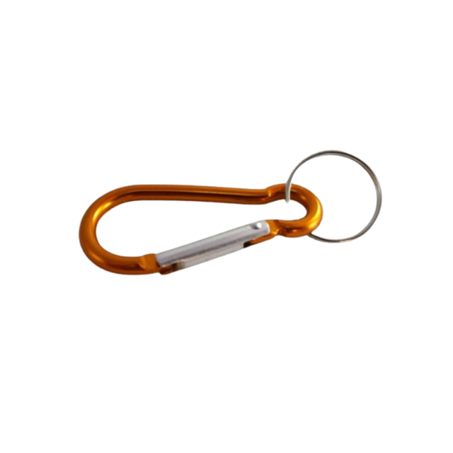 EKC119S Karabiner - Schlüsselanhänger aus Metall 7cm – Bild 1