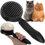 Selbstreinigende Haarbürste für Tiere