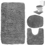 Badvorleger 3er Set – grau – Bild 7