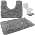 Badvorleger 3er Set – grau – Bild 8