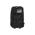 Schwarzer Militärrucksack 44x28x16cm – Bild 3