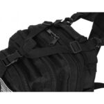 Schwarzer Militärrucksack 44x28x16cm – Bild 5