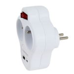 ELK311W Steckdosenleiste 2er mit Schalter, USB + USB-C – Bild 5