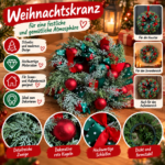 Adventkranz mit Kugeln