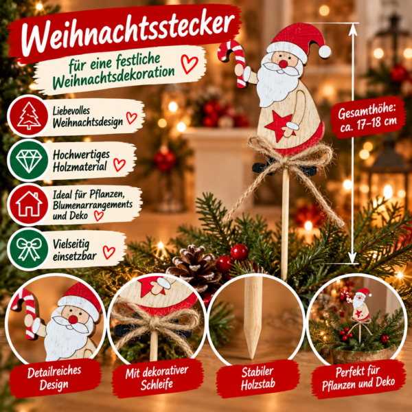 Deko Weihnachtsmann