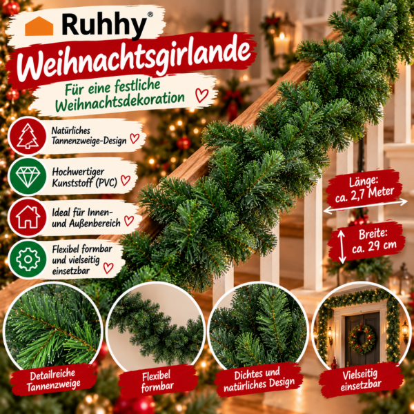 22321 - Weihnachtsgirlande 2,7m